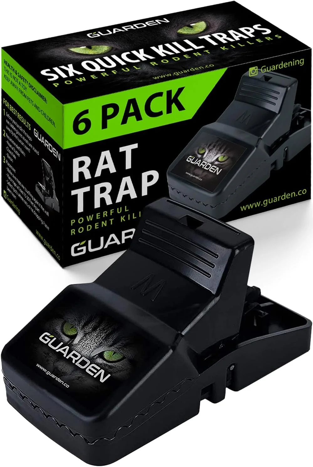 Heavy-Duty Snap Rat Trap (6-pack)